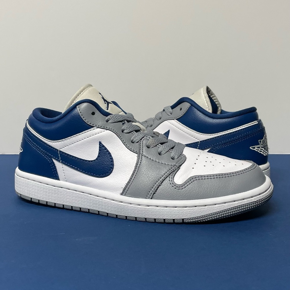 Nike Air Jordan 1 Retro Low Stealth/French Blue